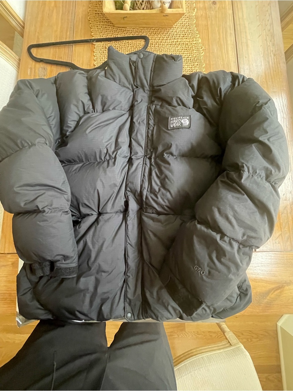 MOUNTAIN HARDWEAR 650 PRO DOWN JACKET EUC NO FLAW BLACK MENS XXL LOTS POCKETS